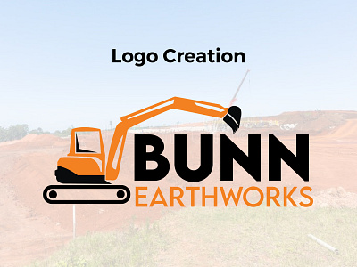 Bunn Earthworks Logo Design branding design graphic design icon logo typography vector