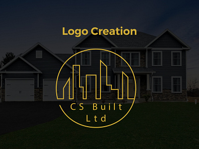 CS Built Logo Design branding design graphic design icon logo typography vector