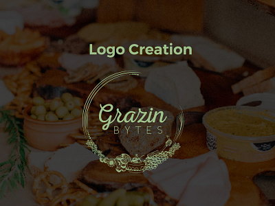 Grazin Bytes Logo Design branding design graphic design icon logo typography vector