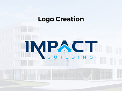 Impact Building Logo Design branding design graphic design icon logo typography vector