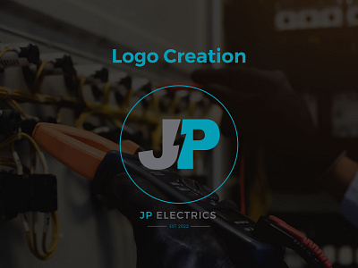 JP Electrics Logo Design branding design graphic design icon logo typography vector