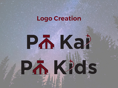 Pa Kai and Pa Kids Logo Design branding design graphic design icon logo typography vector