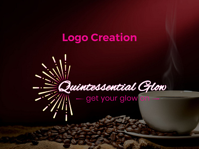 Quintessential Glow Logo Design branding design graphic design icon logo typography vector