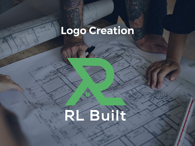 RL Built Logo Design branding design graphic design icon logo typography vector