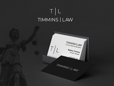 Timmins Law Business Card Design branding design graphic design icon logo typography vector