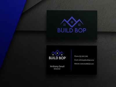 Build Bop Business Card Design branding design graphic design icon logo typography vector