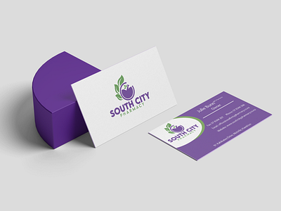 South City Pharmacy Business Card Design