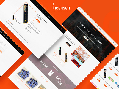 Incensen Website Design & Development branding design graphic design icon typography ui ux vector