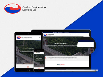 Coulter Engineering Services Ltd Website Design & Development branding design graphic design icon logo ui ux vector