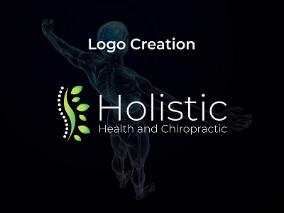 Holistic Health and Chiropractic Logo Design branding design graphic design icon logo typography vector