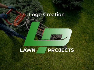 Lawn Projects Logo Design branding design graphic design icon logo typography vector