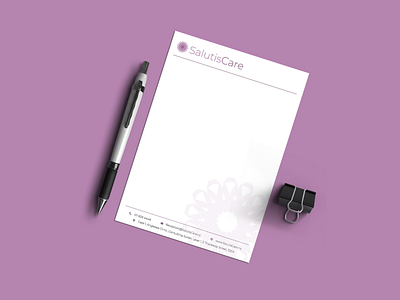 SalutisCare Document Design branding design graphic design icon logo typography vector