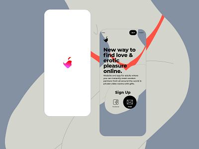 Dating mobile app two views