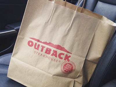 To-Go Bag | Outback Steakhouse bag design outback steakhouse