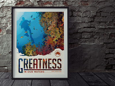 Great Barrier Reef Interior Poster | Outback Steakhouse