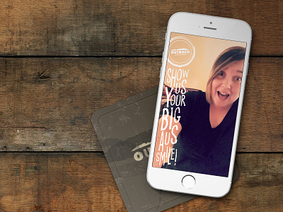 Outback Steakhouse | Big Aus Smile Snapchat Filter