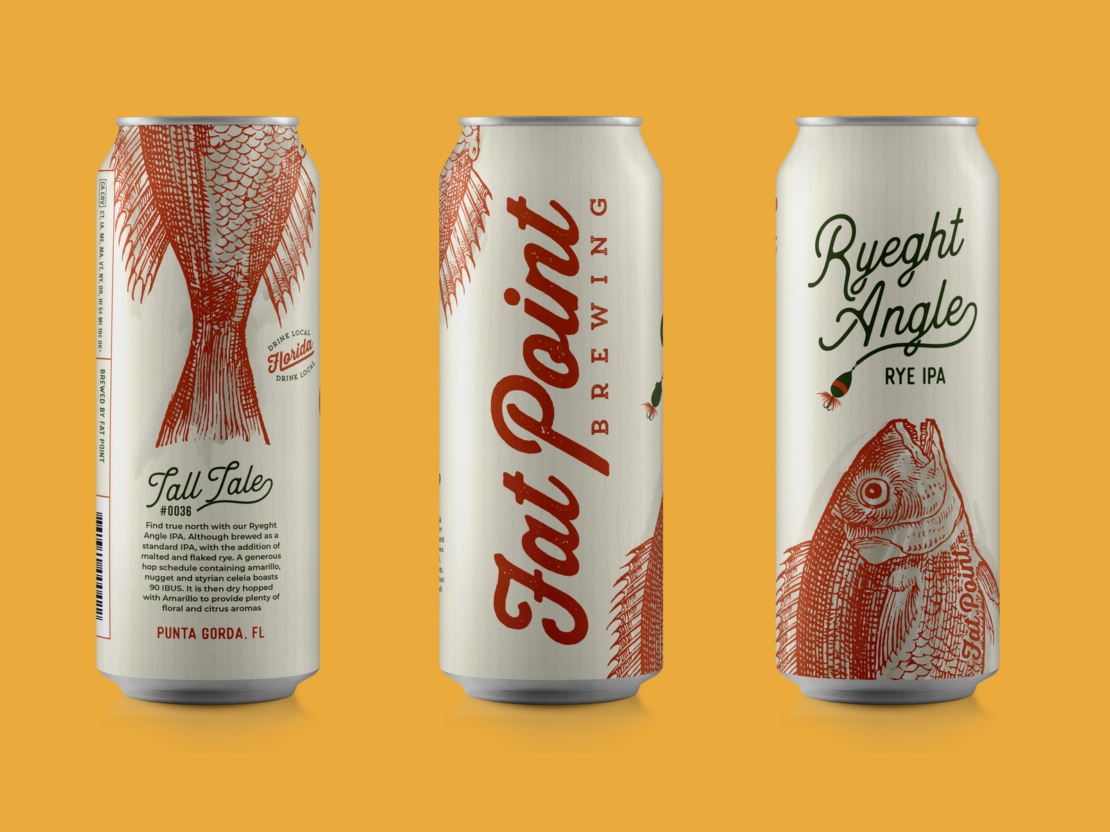 Fat Point Brewing | Final Can Concept by AnnMarie Weidenbenner on Dribbble