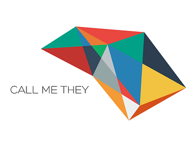 Call Me They Logo logo polygon