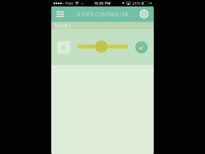 Slider Controller (gif) by Varun Vachhar on Dribbble