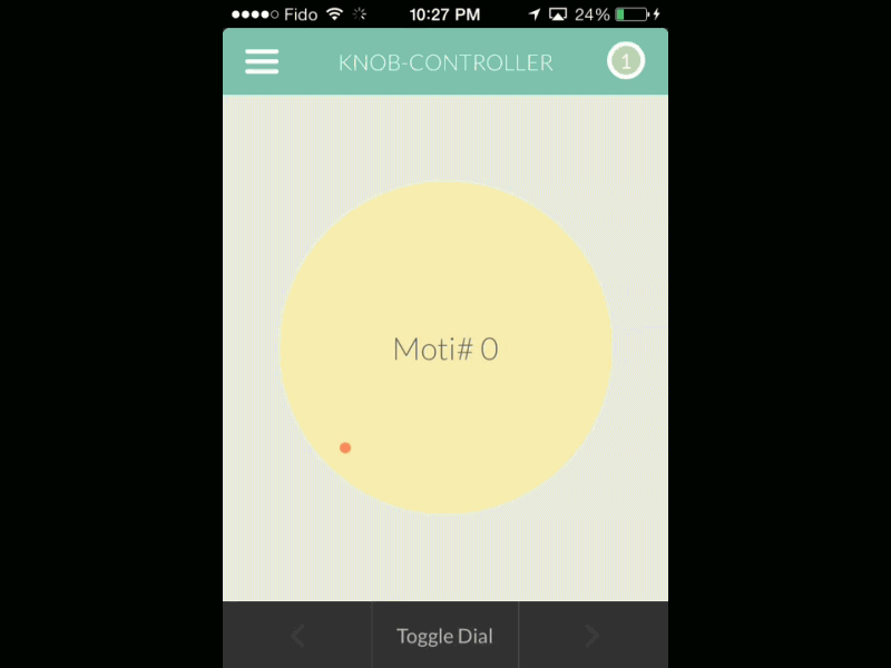 Dial Controller (gif) by Varun Vachhar on Dribbble