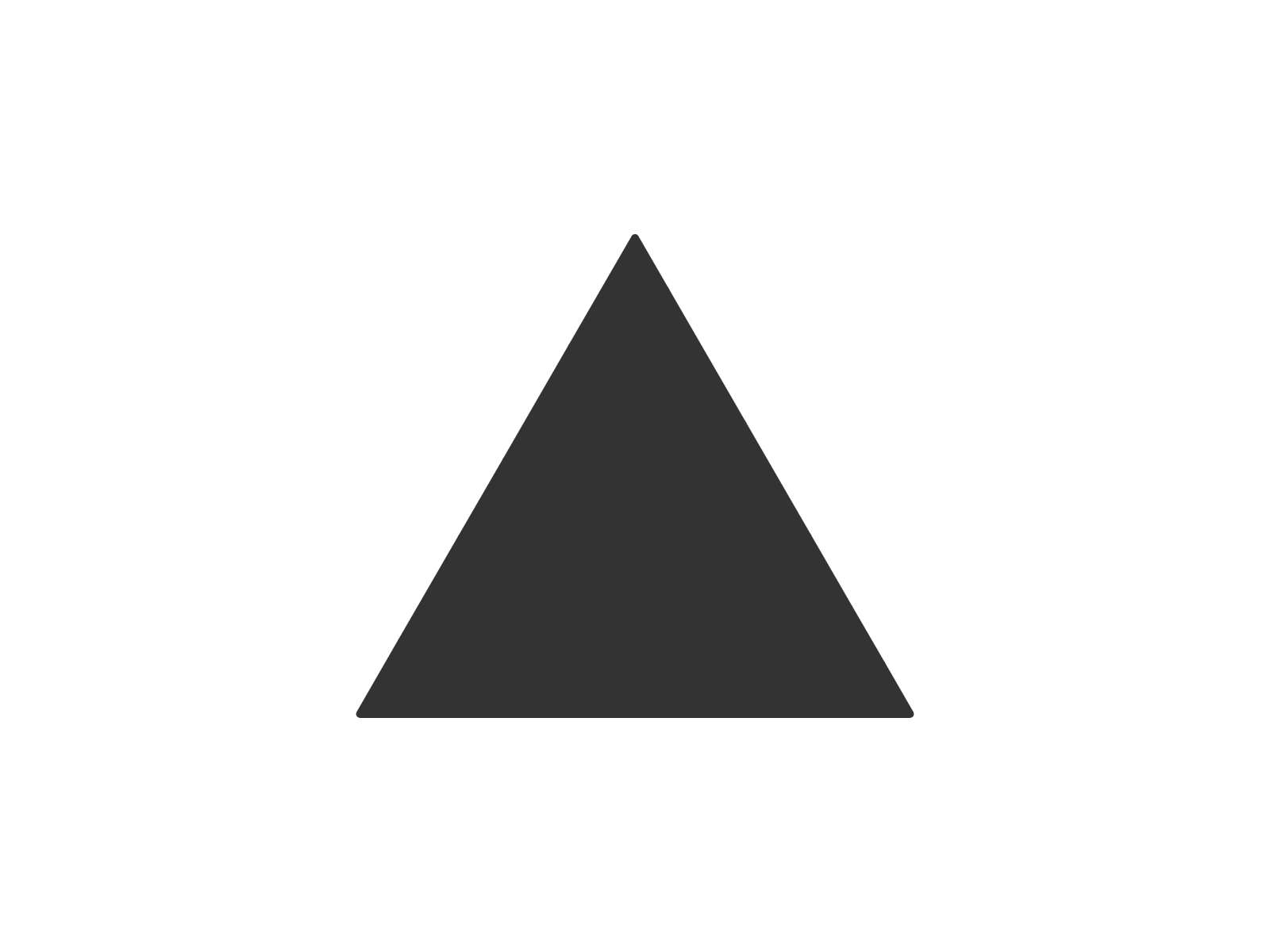 animated shatter canvas triangle