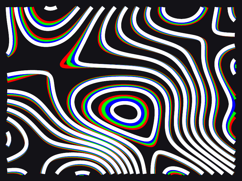 Chromatic Noise contours minimal noise