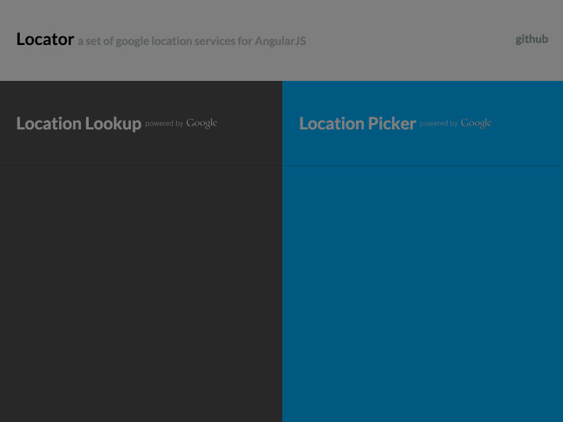 Locator – in action angularjs google maps location