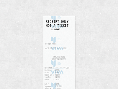 YRT Receipt css receipt viva yrt