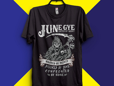 Horror t-shirt design june guy tshrits june guy tshrits tshirt design tshirts type typography tshrits
