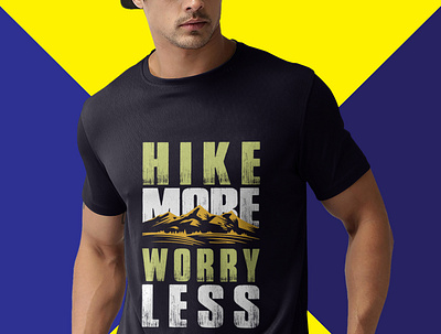 Hiking t-shirt design design june guy tshrits tshirt design tshirts type typography tshrits