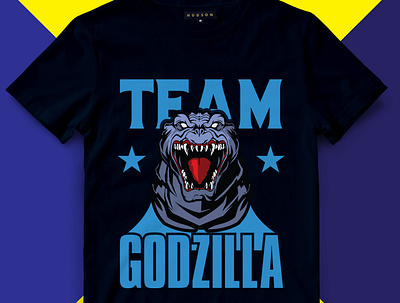 Godzila t shirt design design design art illustration tshirt design tshirts tshirtshop tshirtslovers typography tshrits