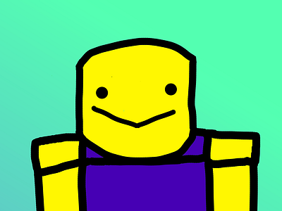 Roblox Noob By Seniman Berpeci On Dribbble - roblox pictures noob
