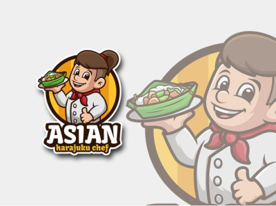 Asian food logo