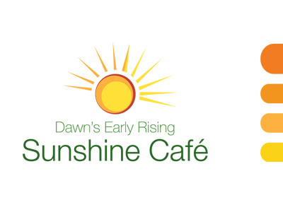 Sunshine Cafe Business Card (front)