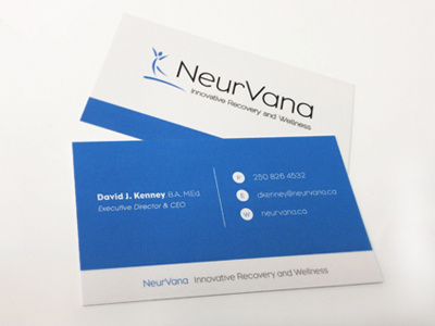 Neurvana business card business cards print print design