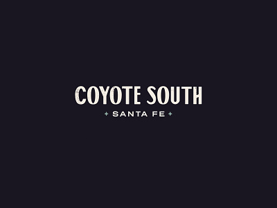 Coyote South branding design logo