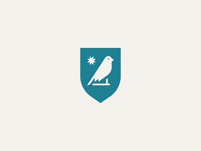 Blue Canary branding design icon logo