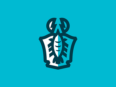 Blue Lobster Emblem
