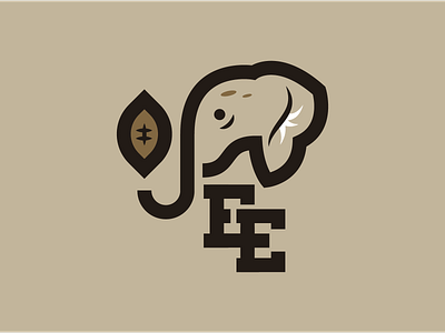 The Elderly Elephants elderly elephants fantasy football logo