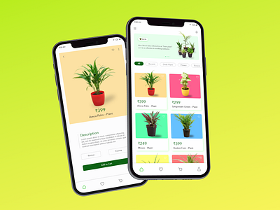 Plant.me app design design mobile ui plants ui ux