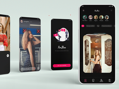 ForYou app design dating app design love ui ux
