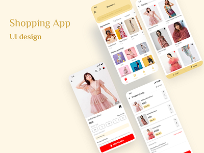 E - Commers app concept ecommerce fashion app fashion brand grid view list view shopping app