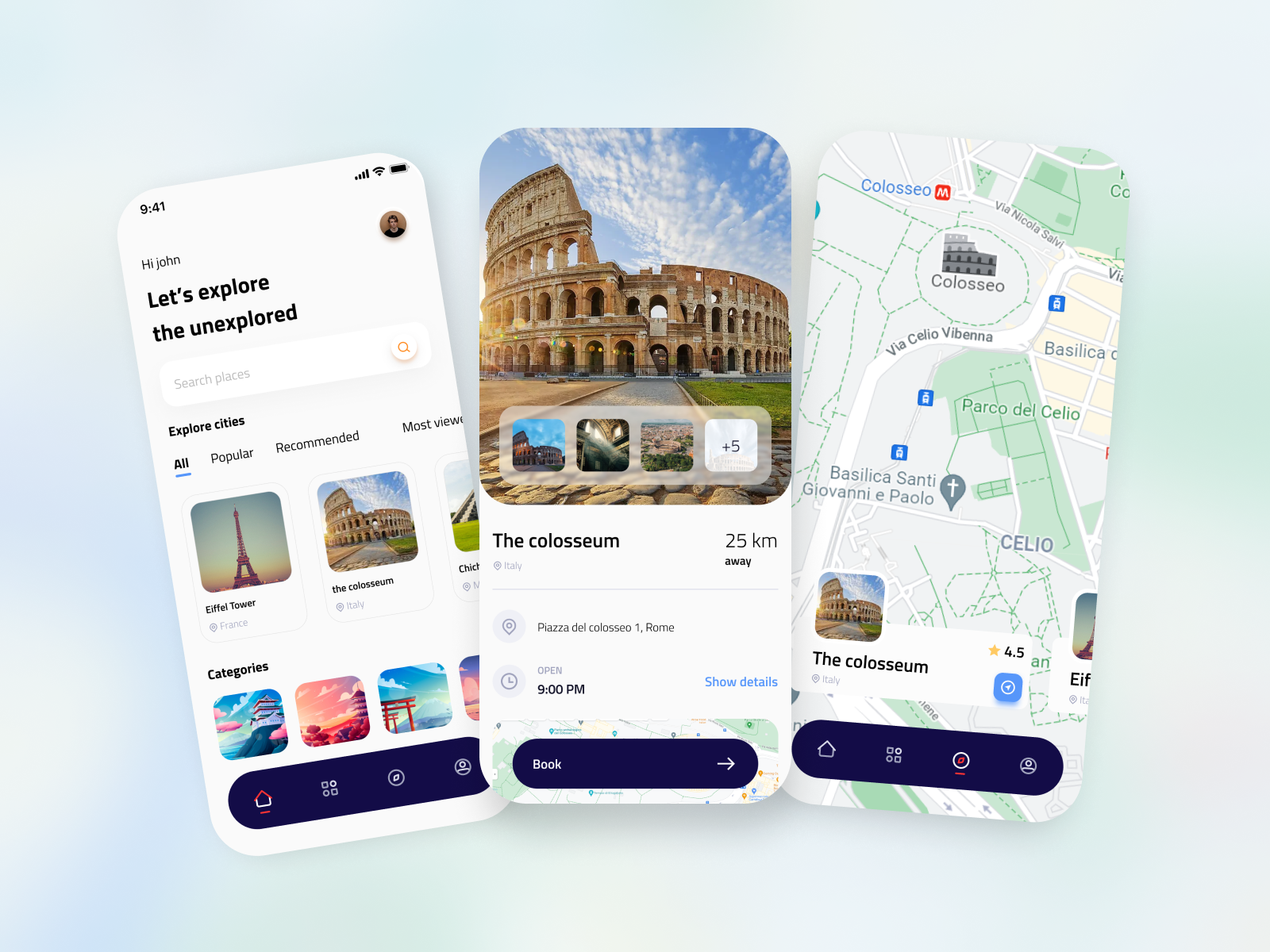 Traveling app by Digipank on Dribbble