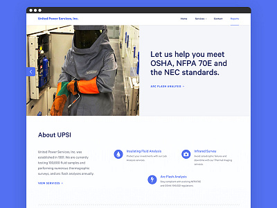 United Power Services, Inc calibre design responsive web design website