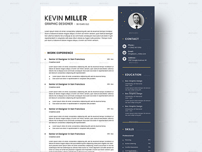 Minimal Resume biodata clean cv curriculum vitae cv design minimal resume resume