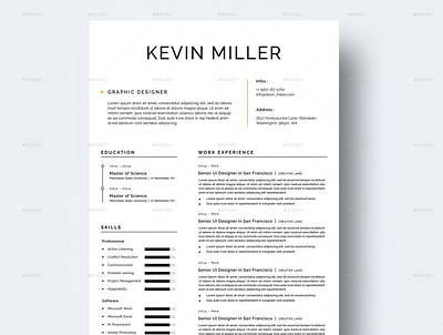 Resume Template biodata clean cv curriculu curriculum vitae cv cv design cv template minimal resume resume resume template