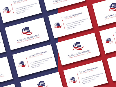 Estrada Janitorial Business Cards