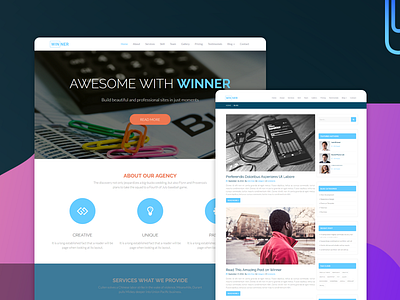 Winner - Multi-Purpose HTML Template