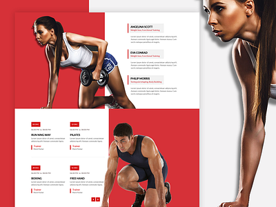 GYMFUL - Gym, Yoga & Fitness PSD Template (Features & Trainer)