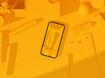 Andy skin 3d app blender design game real skin tone on tone ui yellow